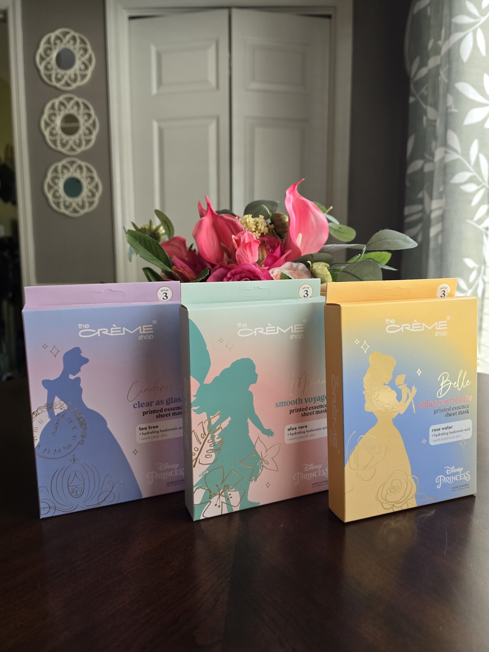 The CREME Shop - Disney Princess' Printed Essence Sheet Mask - 3 Boxes
